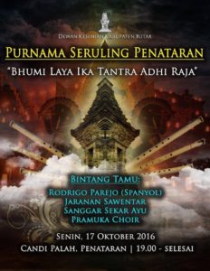 Poster Seruling Purnama Penataran 2016